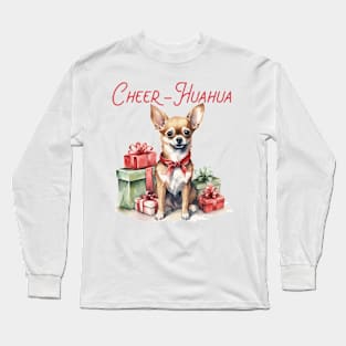 Christmas Chihuahua Pun Long Sleeve T-Shirt